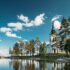 Tocksfors, Sweden Stommen Church In Sunny Summer Day